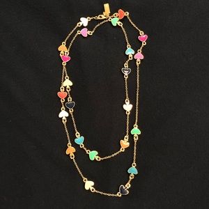 Kate Spade Multicolor Spade Necklace